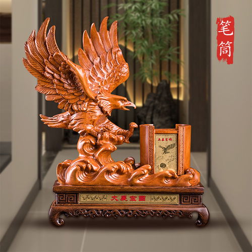 大展宏圖老鷹工藝品擺件客廳裝飾品辦公室桌老板老總桌面開業(yè)禮品